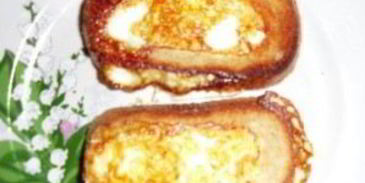 бутерброды с яйцом на сковороде