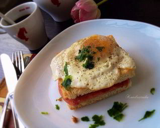 Французкий бутерброд Крок-мадам