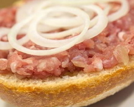 Горячие бутерброды с фаршем