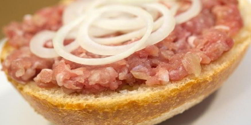 Рецепт горячих бутербродов с фаршем