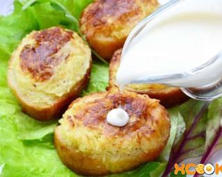 Горячие бутерброды с картошкой