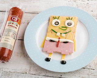 Горячие бутерброды с колбасой и сыром