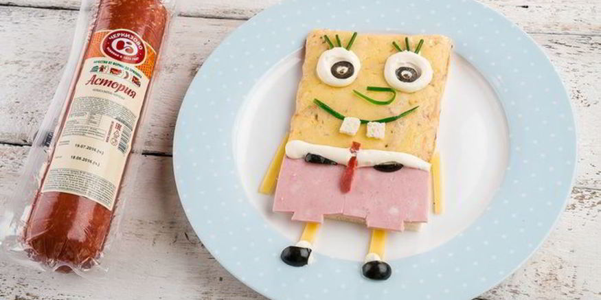 Рецепт горячих бутербродов с колбасой и сыром