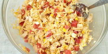 горячие бутерброды с курицей и помидорами