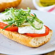 Рецепт Горячего бутерброда по-средиземноморски