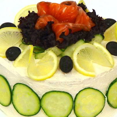 Торт бутербродный с рыбой