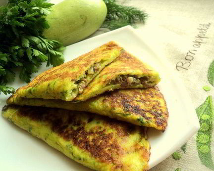 Чебуреки из кабачка