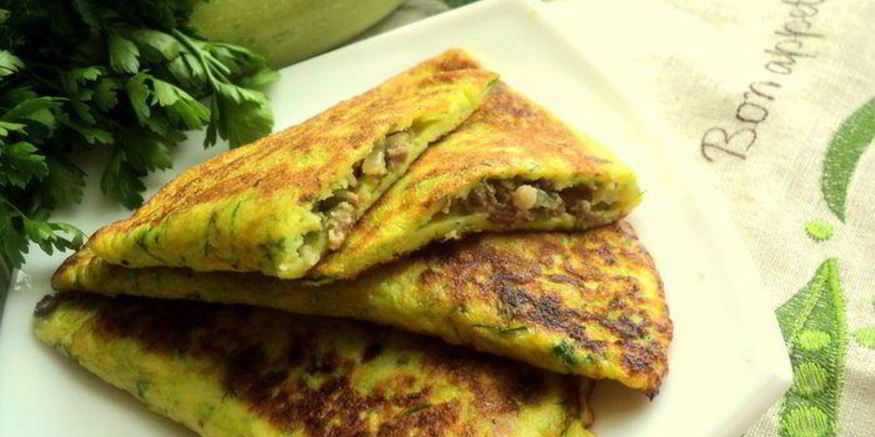 Рецепт чебуреков из кабачка