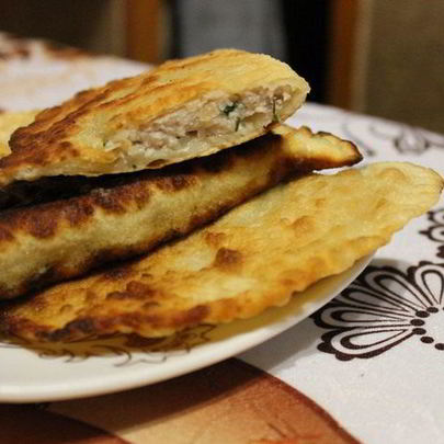 Чебуреки на минералке
