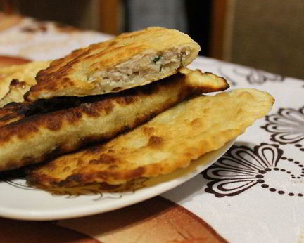 Чебуреки на минералке