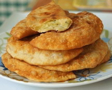 Чебуреки с картошкой и сыром