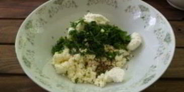 чебуреки с творогом и зеленью