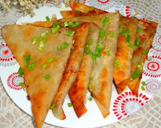 Ленивые чебуреки из лаваша