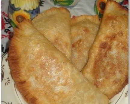 Постные чебуреки с капустой