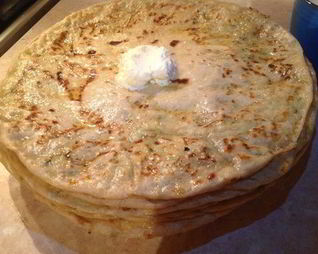 Тонкие чебуреки с картофельной начинкой