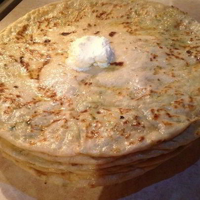 Тонкие чебуреки с картофельной начинкой