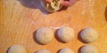 тонкие чебуреки с картофельной начинкой