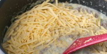 чизбургер-суп с фаршем