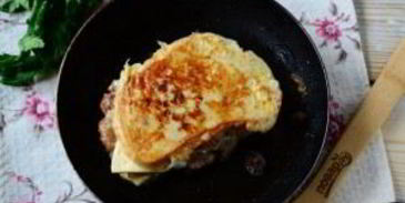 чизбургер во французском тосте