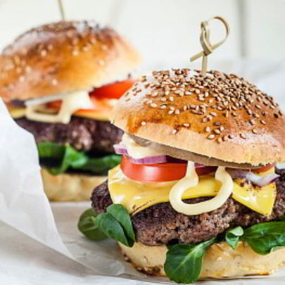 Домашний чизбургер