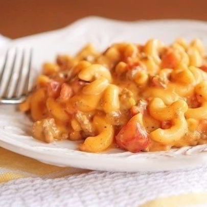 Макароны Чизбургер