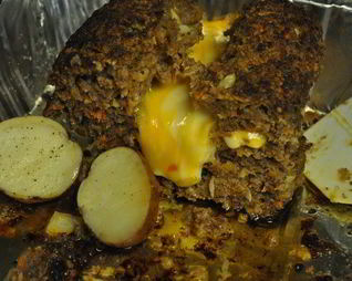 Мясной хлеб-чизбургер