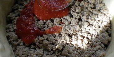 мясной пирог чизбургер