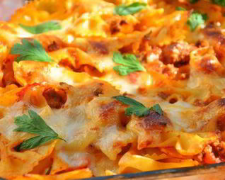 Запеченная паста Чизбургер