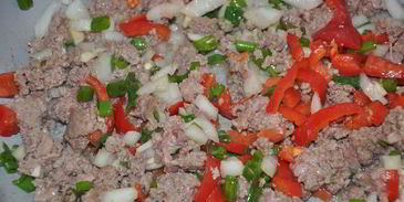 запеченная паста чизбургер