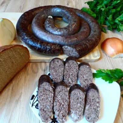 Домашняя ливерная колбаса