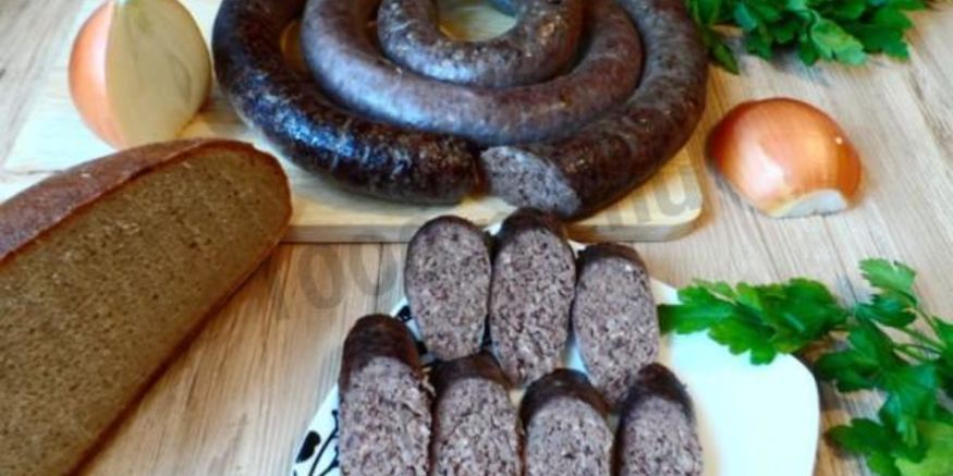 Рецепт домашней ливерной колбасы
