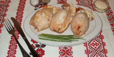 фаршированные кальмары с рисом и яйцом