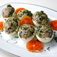 Рецепт Фаршированных яиц с грибами