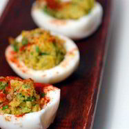 Рецепт Фаршированных яиц с гуакамоле