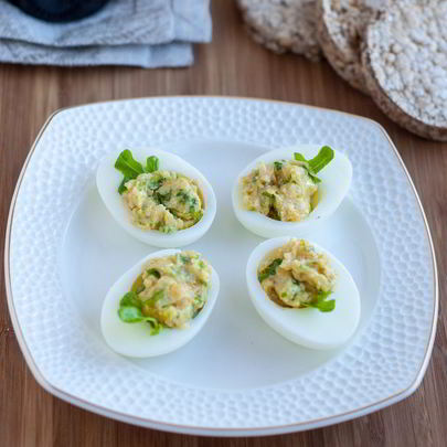 Фаршированные яйца с хреном