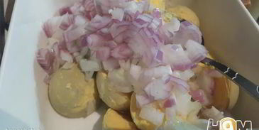 фаршированные яйца с тунцом