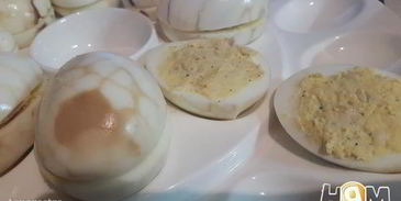 фаршированные яйца с тунцом