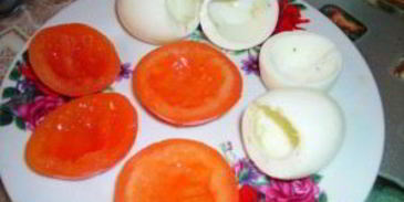 яйца фаршированные грибная полянка