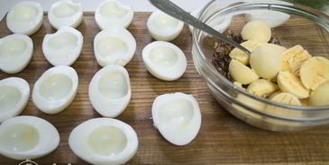 яйца фаршированные луком