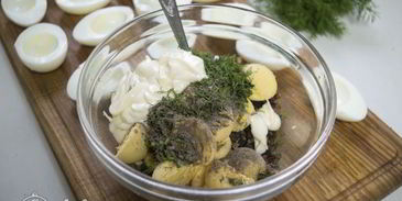 яйца фаршированные луком