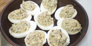 яйца фаршированные луком