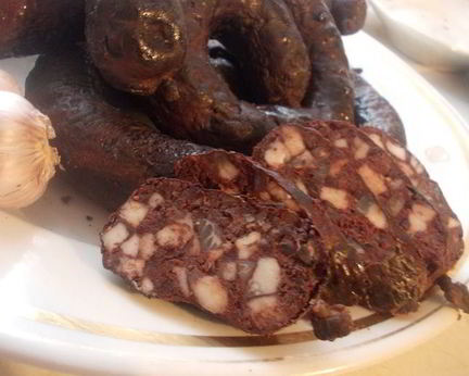 Гречнево-кровяная колбаса