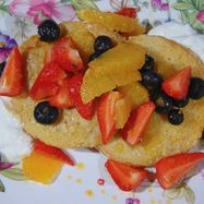 Рецепт Французских гренков с апельсином и ягодами