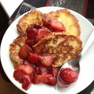 Рецепт Французских гренков с клубникой