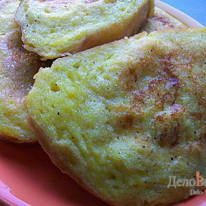 Гренки на молоке