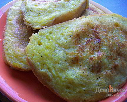 Гренки на молоке