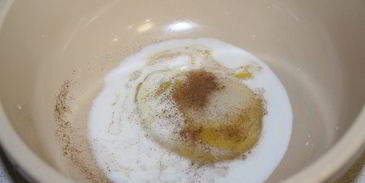 гренки на завтрак с яблоками и корицей