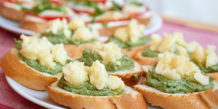 Рецепт гренков с крапивой