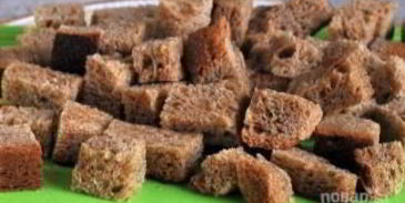 гренки с куриным бульоном