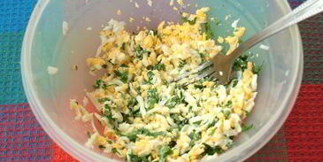 гренки с селедочкой